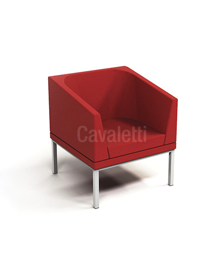 Cavaletti Talk - Poltrona Braço Duplo e Encosto 36505