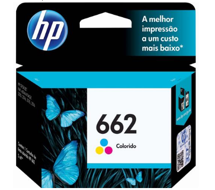 Cartucho de Tinta HP 662 Colorido