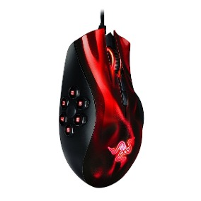 Mouse Razer Naga Expert Action Gaming Mouse Rpg 6 Botões Red