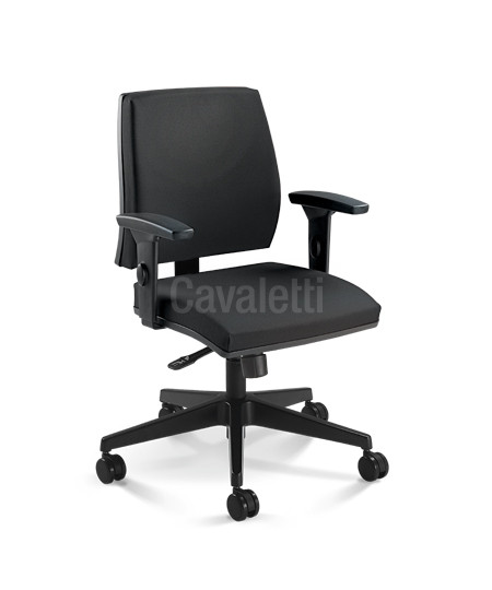 Cavaletti Mais - Poltrona Giratória Média 37002 SL New PU Nylon